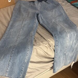 INC International Concepts Light Blue Flare Jeans